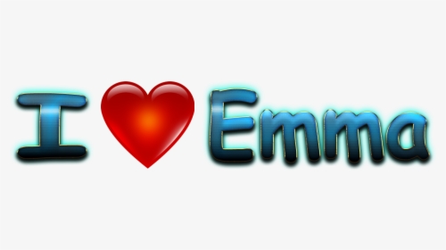 Emma Love Name Heart Design Png - Name I Love Emma, Transparent Png, Transparent PNG