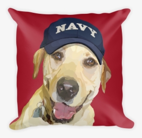 Yellow Lab With Navy Hat - Labrador Army, HD Png Download, Transparent PNG