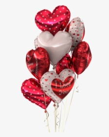 Bunch Of Balloons Royalty-free 3d Model - Heart, HD Png Download, Transparent PNG