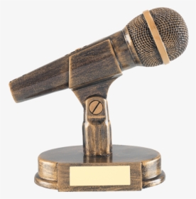 Microphone Png Clipart -trofeo Microfono Png, Transparent - Trofeu Microfone Png, Png Download, Transparent PNG