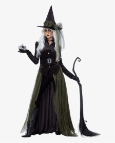 Adult Witch Black Halloween Costumes - Halloween Costumes For Women Witch, HD Png Download, Transparent PNG