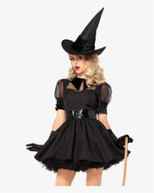 Adult Witch Black Halloween Costumes - Cute Halloween Costumes Witch, HD Png Download, Transparent PNG