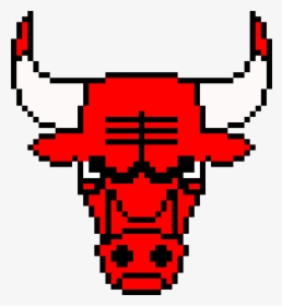 Don T Forget The Bulls - Chicago Bulls Logo Pixel Art, HD Png Download, Transparent PNG