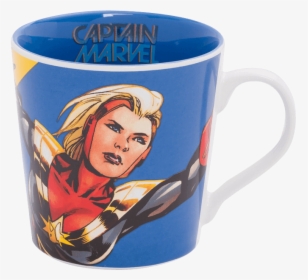 Captain Marvel Ceramic Mug - Captain Marvel Mug, HD Png Download, Transparent PNG