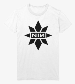 Nin Marvel White Tee - Captain Marvel Logo Shirt, HD Png Download, Transparent PNG