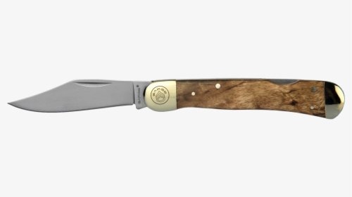 Maple Burl Lock Back - Hunting Knife, HD Png Download, Transparent PNG