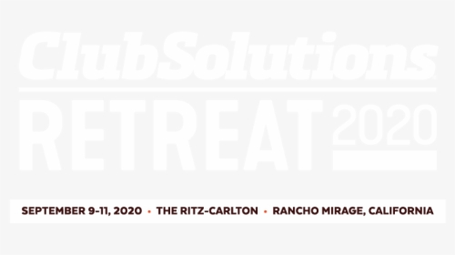 Club Solutions Retreat 2020 Logo - Poster, HD Png Download, Transparent PNG