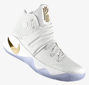 Kyrie Irving 2 Nike Id White And Gold - Kyrie 2 Shoes All White, HD Png Download, Transparent PNG