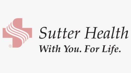 Sutter Health Logo - Sutter Health With You For Life, HD Png Download, Transparent PNG