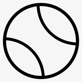 Ios Tennisball Outline - Tennis Ball Outline Png, Transparent Png, Transparent PNG