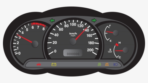 Transparent Dashboard Icons Png - Car Illustration Dashboard, Png Download, Transparent PNG