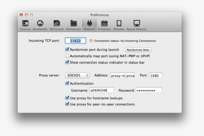 Jmjrfi6 - Utorrent Mac Network Settings, HD Png Download, Transparent PNG