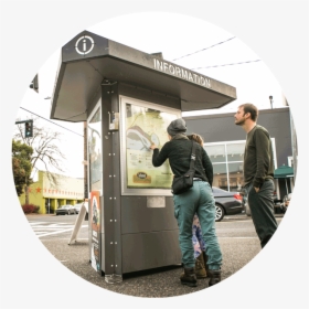 Home Sellwood Moreland Business Alliance Info Kiosk - Bus Stop, HD Png Download, Transparent PNG