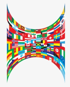 World Flags Border Png Clipart , Png Download - Border Of World Flags, Transparent Png, Transparent PNG