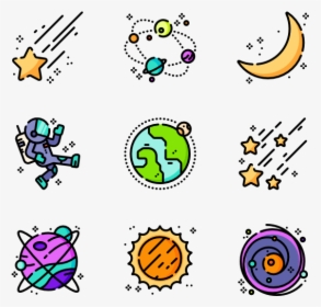 Galaxy Flat Icon Png, Transparent Png, Transparent PNG