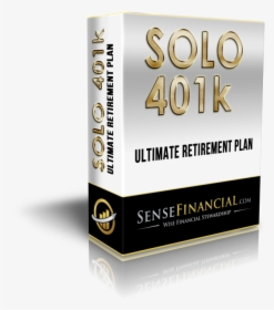 Solo 401k Plan For Business Owners- Sense Financial - Book Cover, HD Png Download, Transparent PNG