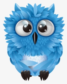 Blue Owl Vector Png, Transparent Png, Transparent PNG