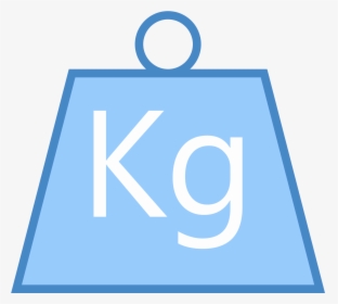This Is An Icon Symbolizing A Heavy Weight - Icon For Weight Blue, HD Png Download, Transparent PNG