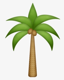 Palm Tree Clipart - Beach Free Printable Clipart, HD Png Download, Transparent PNG