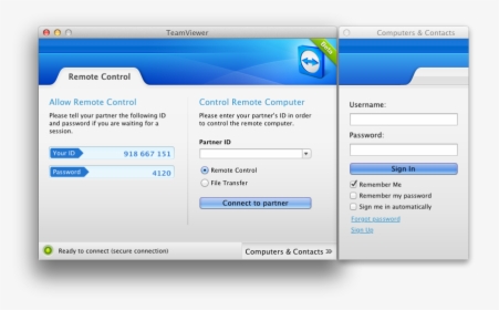 Teamviewer Allow Remote Access, HD Png Download, Transparent PNG