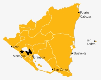 Camino Real Hotel - Nicaragua Mapa Vector, HD Png Download, Transparent PNG