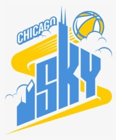 Transparent Sky Logo Png - Wnba Chicago Sky Logo, Png Download, Transparent PNG