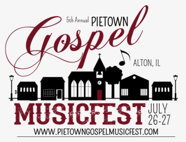 Gospel Png -pietown Gospel Music Fest - Calligraphy, Transparent Png, Transparent PNG