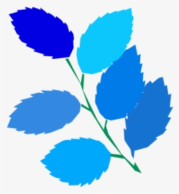 Blue Leaves Clip Art - Spring Clip Art, HD Png Download, Transparent PNG