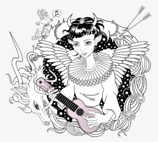 “this Little Drawing Inspired By Grimes And Miyazaki’s - Claire Boucher Grimes Drawing, HD Png Download, Transparent PNG