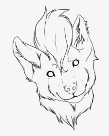 Shhh Lineart Free - Free Wolf Head Lineart, HD Png Download, Transparent PNG