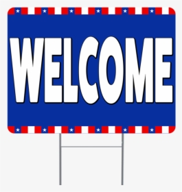 Welcome Inch Sign With Display Options - Majorelle Blue, HD Png Download, Transparent PNG