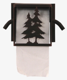 Iron Double Pine Tree Toilet Paper Box, HD Png Download, Transparent PNG