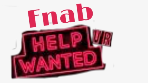 Fnab Vr Help Wanted Sign - Digital Clock, HD Png Download, Transparent PNG