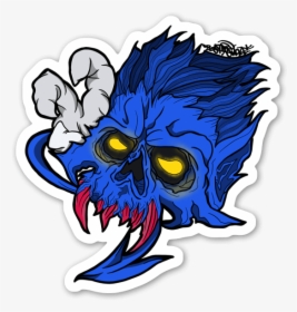Nightcrawler Skull Sticker, HD Png Download, Transparent PNG
