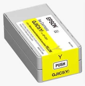 Epson Gp-c831 Yellow Ink Cartridge Gjic5 - Ink Cartridge, HD Png Download, Transparent PNG