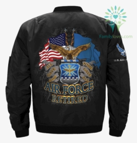 Us Air Force Retired Over Print Jacket %tag Familyloves - I M A Grumpy Old Seabees Veteran My Level, HD Png Download, Transparent PNG
