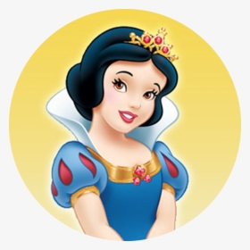 24 Disney Snow White Stickers Round Labels Bag Lollipop - Disney Princess Snow White Face, HD Png Download, Transparent PNG