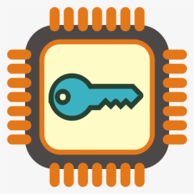 Pgb Chip Crypto 3 - Microprocessor Clip Art, HD Png Download, Transparent PNG