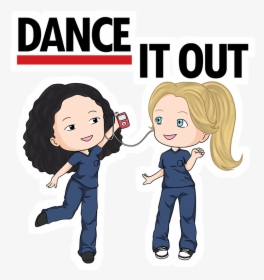 Cast Adesivo Dance It Out - Dance It Out Grey's Anatomy, HD Png Download, Transparent PNG