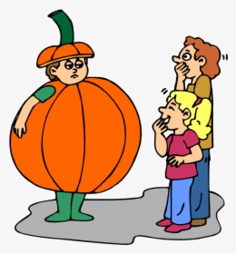 Funny Halloween Costume Clipart - Funny Halloween Cartoon Cards, HD Png Download, Transparent PNG