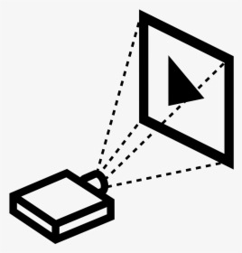 Projector And Screen Icon, HD Png Download, Transparent PNG