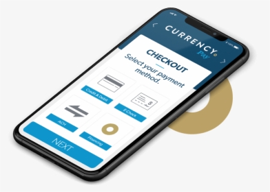 Utilize The Currencypay Mobile App To Accept Payments - Smartphone, HD Png Download, Transparent PNG
