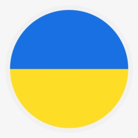 Ukraine Flag Circle Png, Transparent Png, Transparent PNG