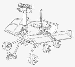 Mars Rover Line Art, HD Png Download, Transparent PNG