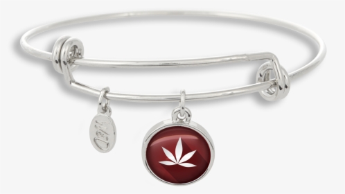 Cannabis Icon O Pop Collection Adjustable Bangle Bracelet, HD Png Download, Transparent PNG
