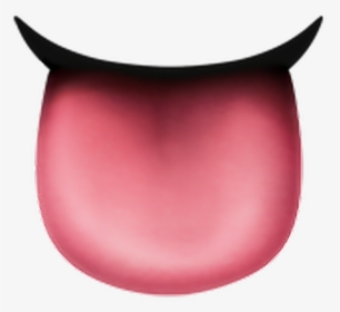 #lengua #emojis #pink #rosado #hot - Emoji Tongue, HD Png Download, Transparent PNG
