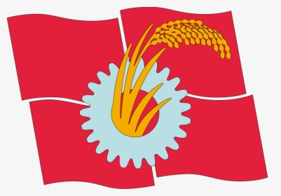 Japanese Communist Party Flag, HD Png Download, Transparent PNG
