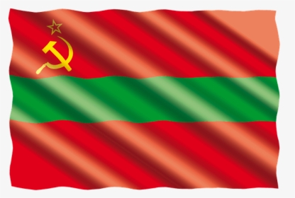 Transnistria Flag Red And Green With Yellow Hammer - Futbol Club Barcelona Png, Transparent Png, Transparent PNG