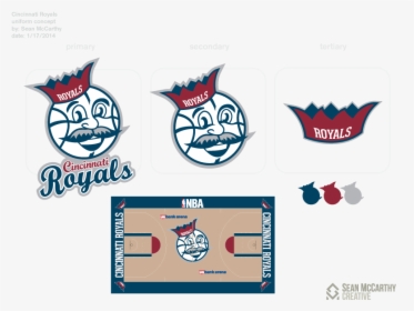 Cincinnati Royals Basketball Logo , Png Download - Cincinnati Royals Logo Png, Transparent Png, Transparent PNG