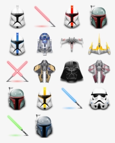 Star Wars Icons , Png Download - Star Wars Png Icons, Transparent Png, Transparent PNG